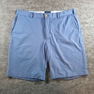 Peter Millar Crown Crafted Lunar Golf Shorts Mens Size 35 Blue‎ Nylon Blend